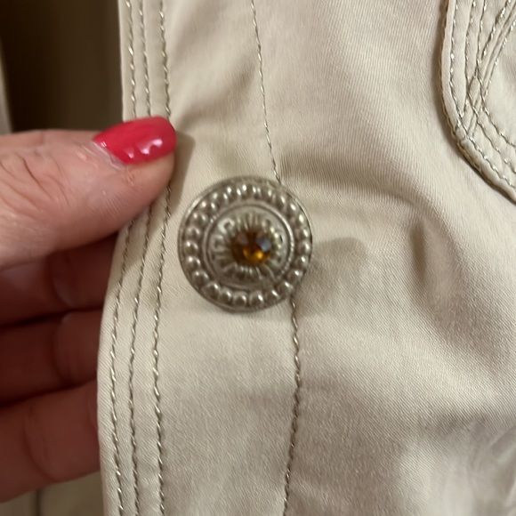 Crème colored jacket size small - Picture 4 of 6